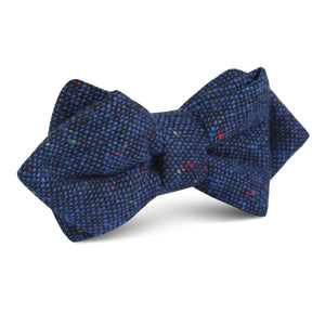 Speckles on Blue Donegal Diamond Bow Tie