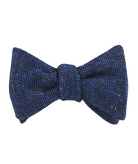 Speckles on Blue Donegal Self Tied Bowtie