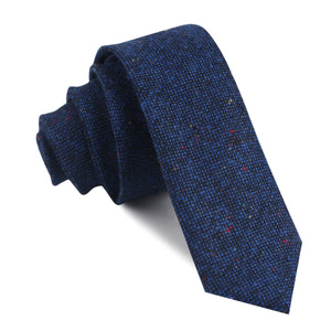 Speckles on Blue Donegal Skinny Tie