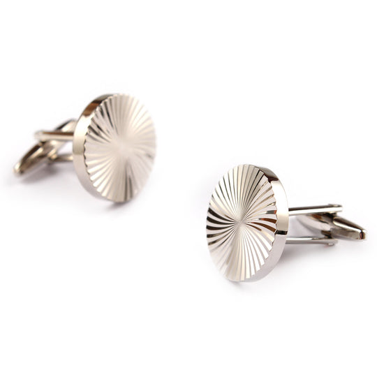 Spiral Circle Cufflinks