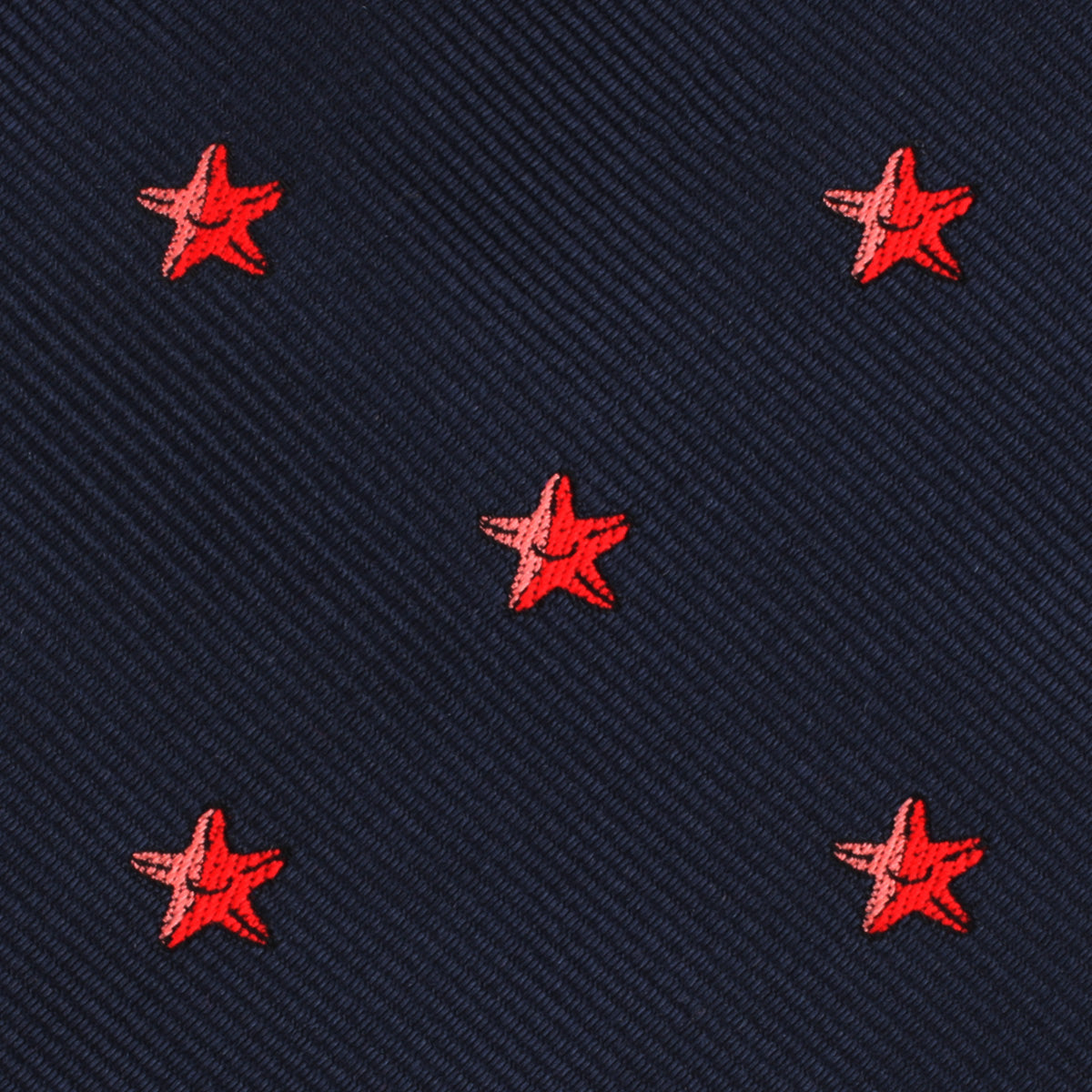 Starfish Pocket Square Fabric