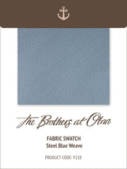 Steel Blue Weave Y210 Fabric Swatch