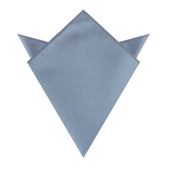 Steel Blue Weave Pocket Square