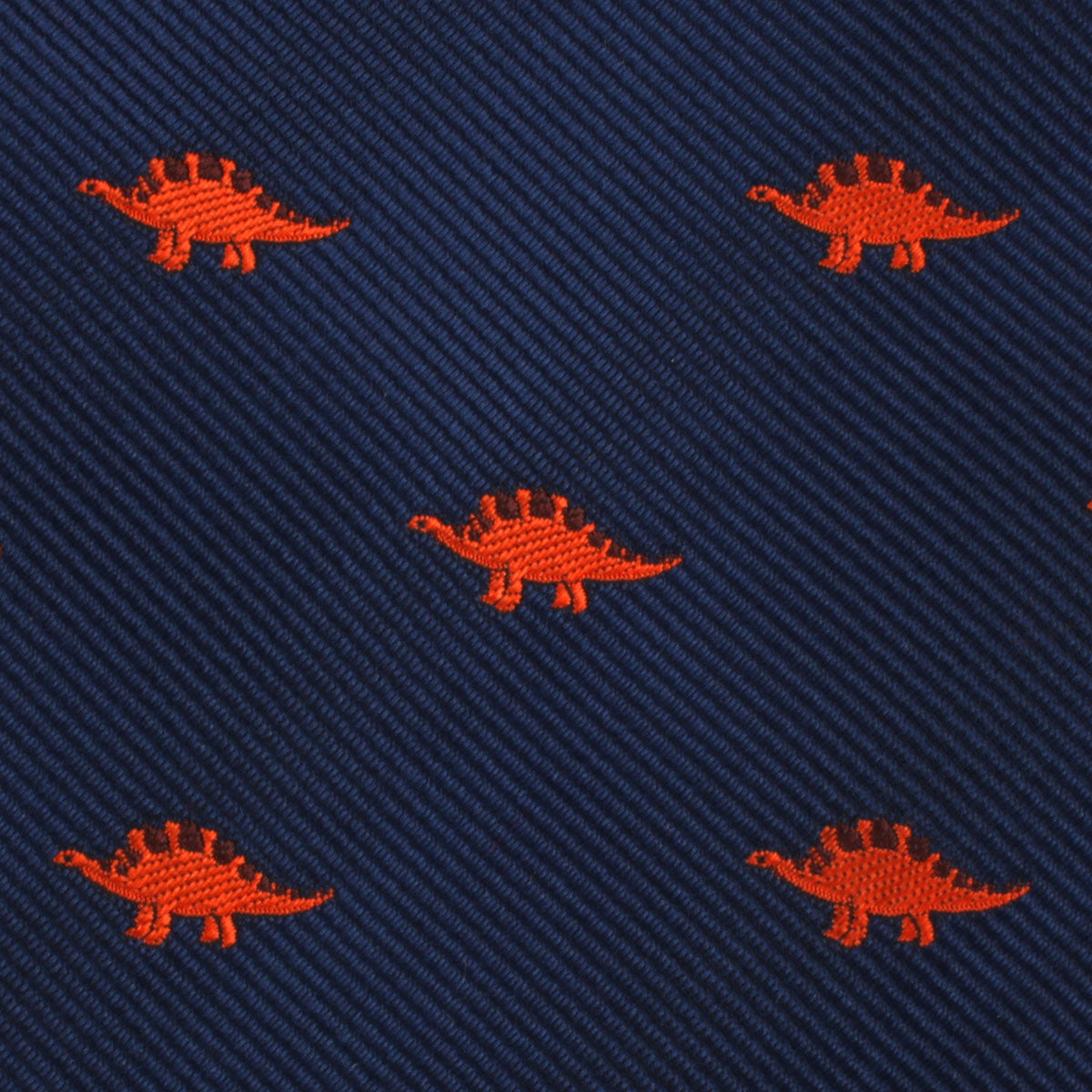 Stegosaurus Dinosaur Necktie Fabric