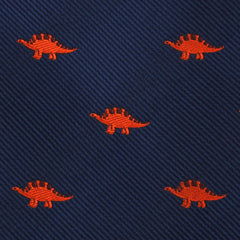 Stegosaurus Dinosaur Pocket Square Fabric