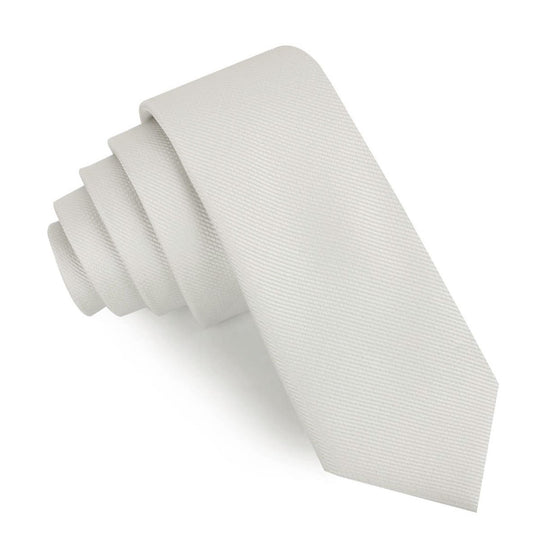 Sterling Silver Mist Weave Skinny Tie