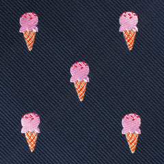 Strawberry Ice Cream Bow Tie Fabric
