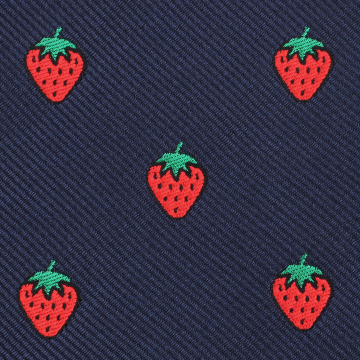 Strawberry Pocket Square Fabric