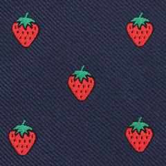 Strawberry Self Bow Tie Fabric