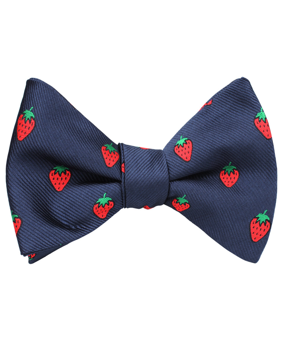 Strawberry Self Tie Bow Tie