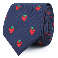 Strawberry Skinny Ties