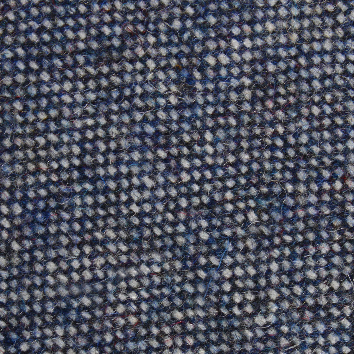 Suffolk Donegal Blue Wool Fabric Skinny Tie