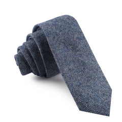 Suffolk Donegal Blue Wool Skinny Tie