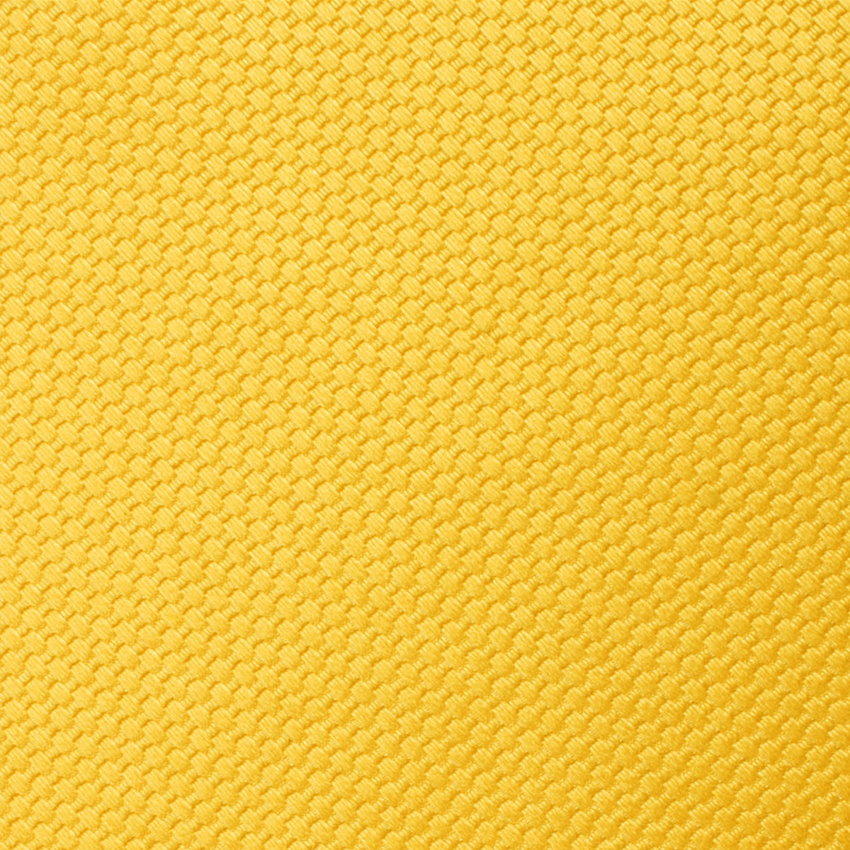 Sunflower Yellow Basket Weave Pocket Square Fabric