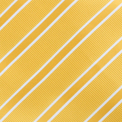 Sunflower Yellow Double Stripe Necktie Fabric
