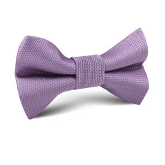 Tahiti Purple Weave Kids Bow Tie