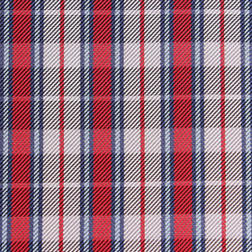 Tango Maroon with Blue Stripes Pocket Square