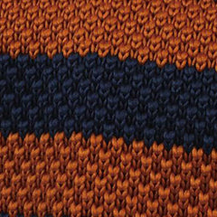 The Italian Flair Brown Knitted Tie Fabric
