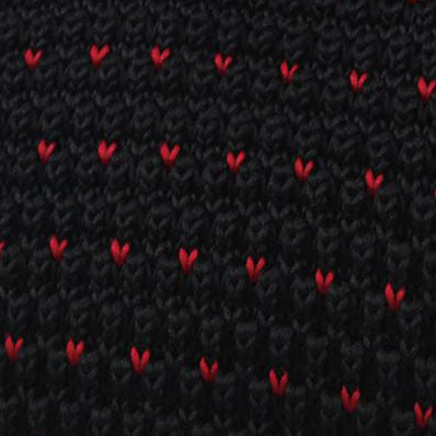 Malkovich Black Knitted Tie Fabric