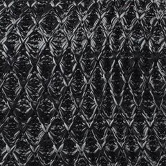 The Brando Black Tweed Knitted Tie Fabric