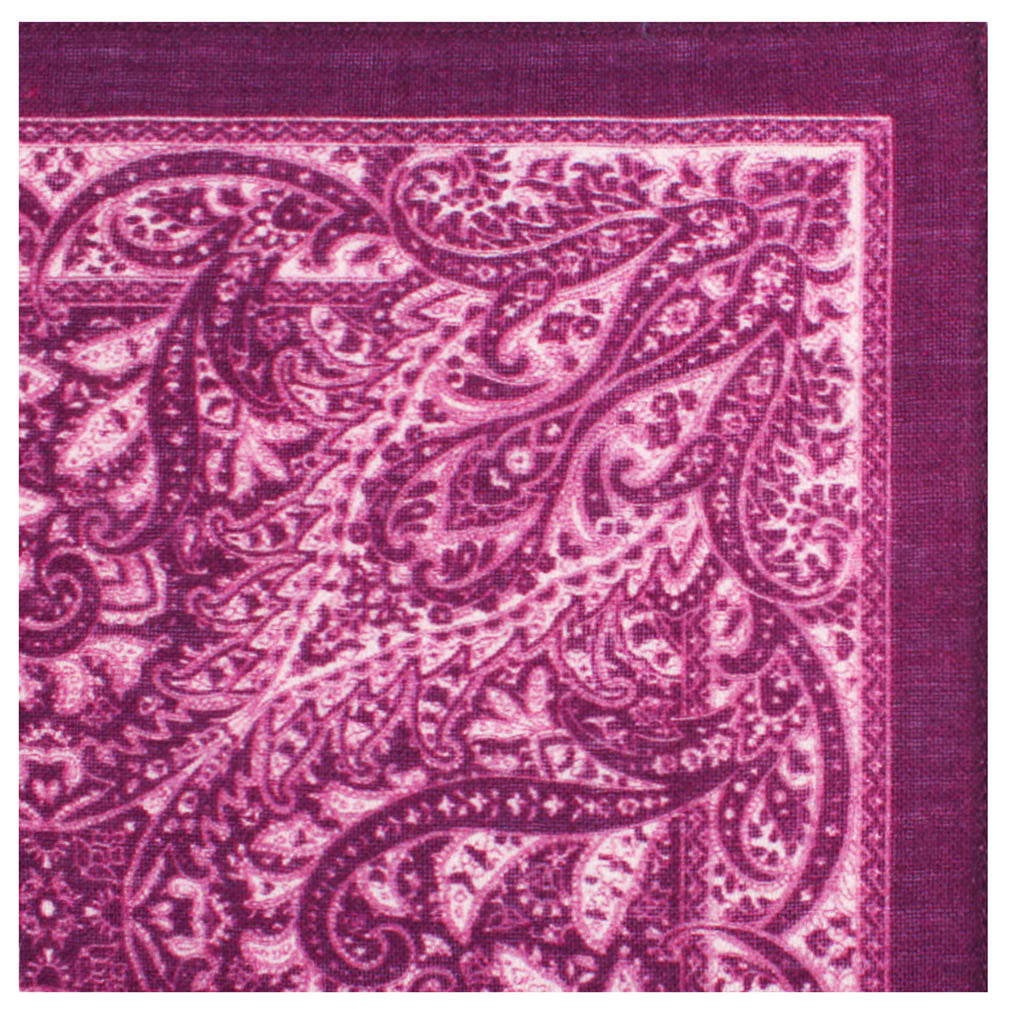The High Priest Wool Pocket Square Fabric