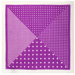 The Purple One Wool Pocket Square
