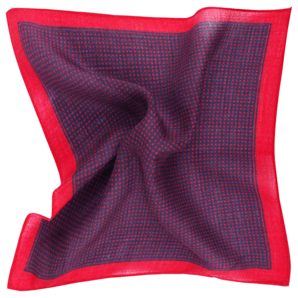 The Raging Bull Wool Pocket Squares