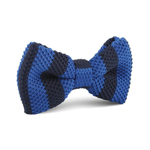 The Blue Fijian Knitted Bow Tie