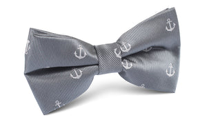 The OTAA Charcoal Grey Anchor Bow Tie