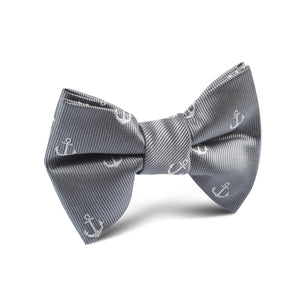 The OTAA Charcoal Grey Anchor Kids Bow Tie