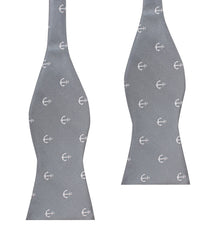 The OTAA Charcoal Grey Anchor Self Tie Bow Tie