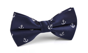 The OTAA Navy Blue Anchor Bow Tie