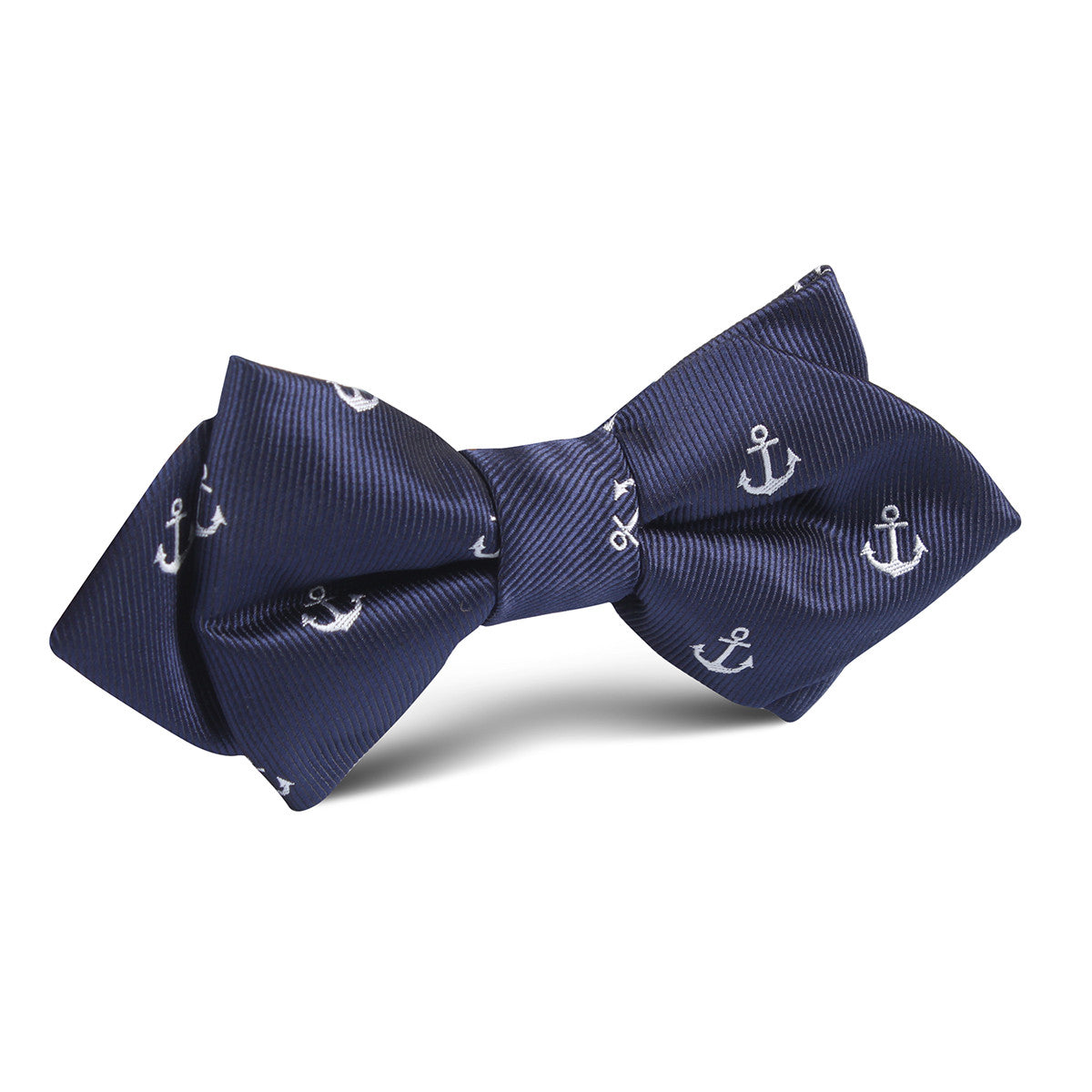 The OTAA Navy Blue Anchor Diamond Bow Tie