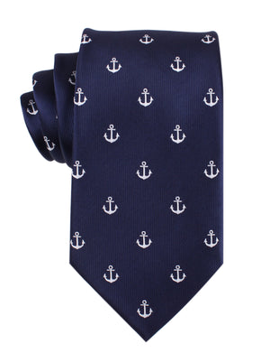 The OTAA Navy Blue Anchor Necktie