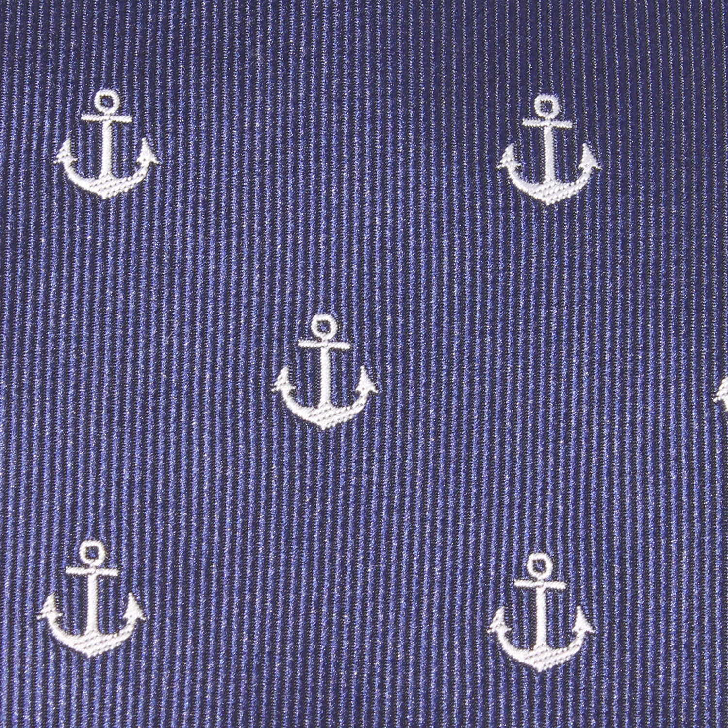 The OTAA Navy Blue Anchor Fabric Necktie M044
