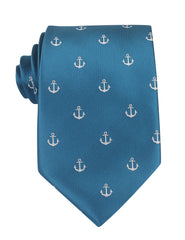 The OTAA Teal Blue Anchor Necktie