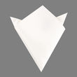 The OTAA White Cotton Pocket Square