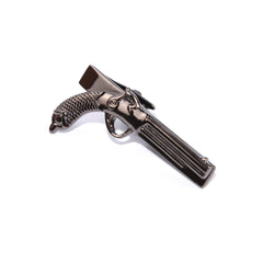 The Revolver Gunmetal Tie Bar