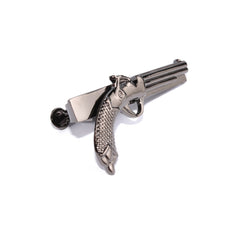 The Revolver Gunmetal Tie Bar