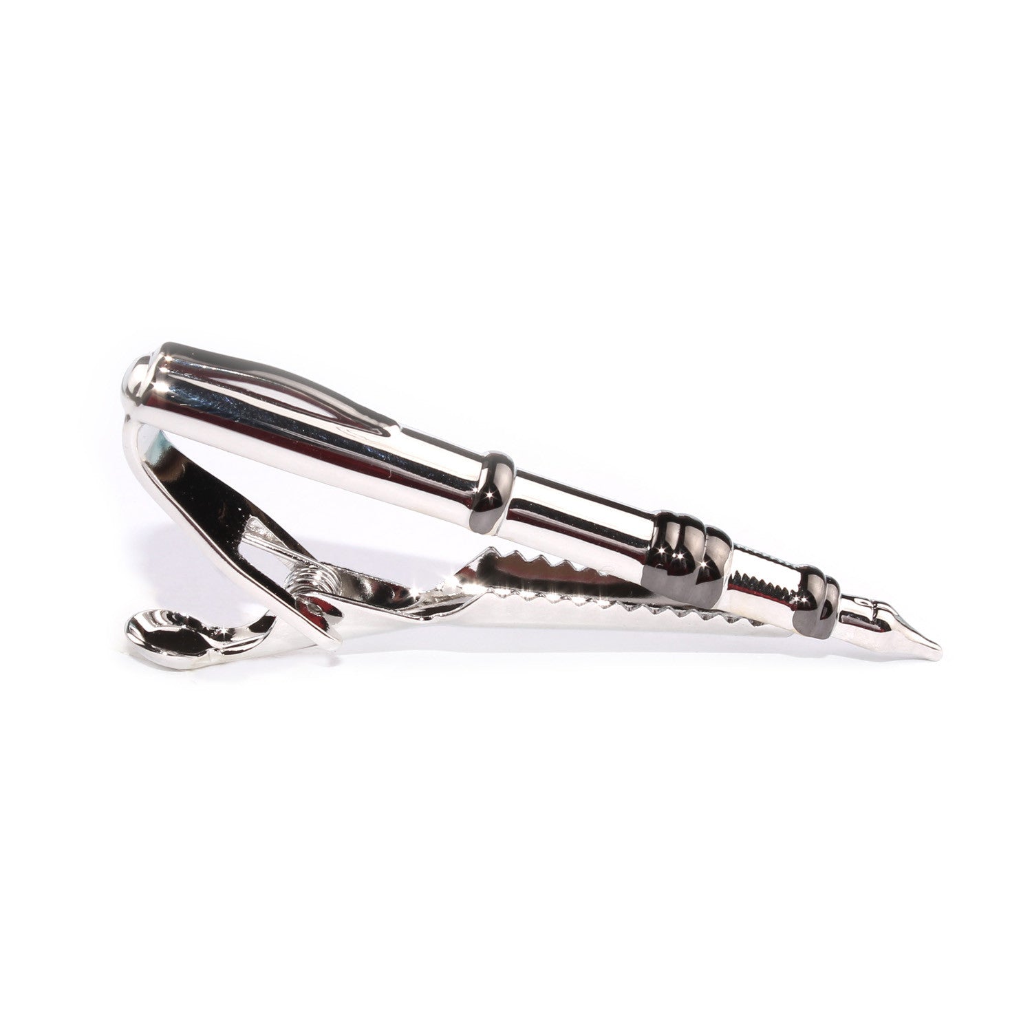 The Silver Fountain Pen Tie Bar
