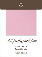 Tickled Pink Satin Y133 Fabric Swatch