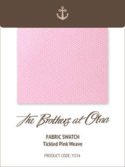 Tickled Pink Weave Y134 Fabric Swatch