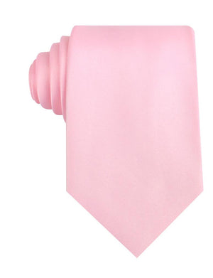 Tickled Pink Satin Necktie
