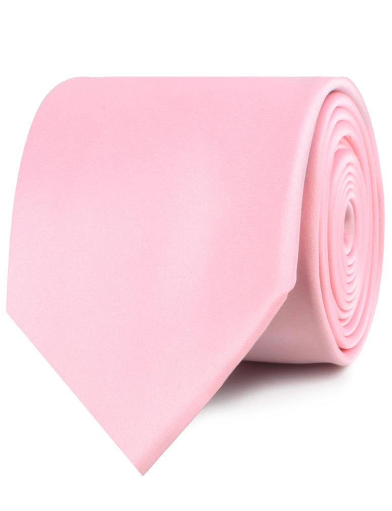 Tickled Pink Satin Neckties