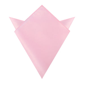 Tickled Pink Satin Pocket Square