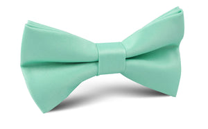 Tiffany Turquoise Spa Satin Bow Tie