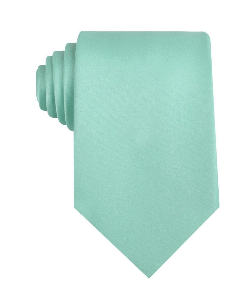 Tiffany Turquoise Spa Satin Necktie