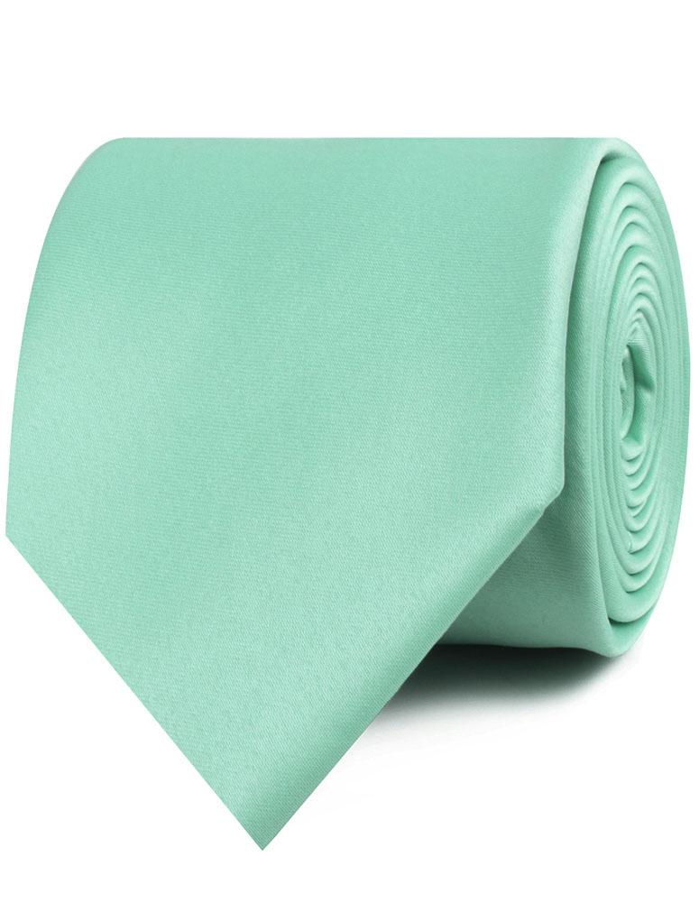 Tiffany Turquoise Spa Satin Neckties