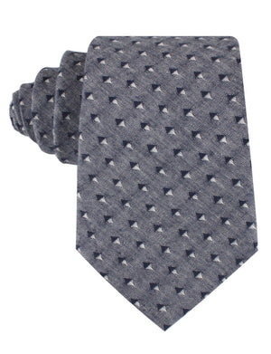Inception Navy Linen Tie