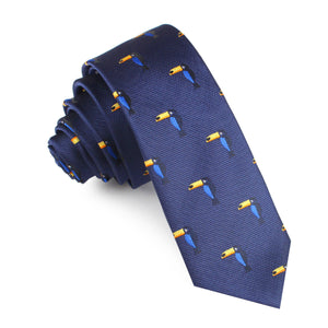 Toucan Bird Skinny Tie